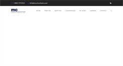 Desktop Screenshot of mcconsultants.com